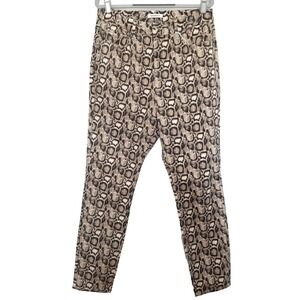 Good American Pants Plus 24 Skinny Legs Snakeskin High Waist Stretch Mob‎ Wife